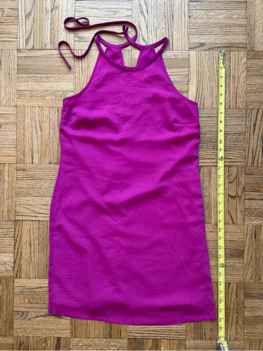 Banana Republic Magenta Halter Dress, 00P